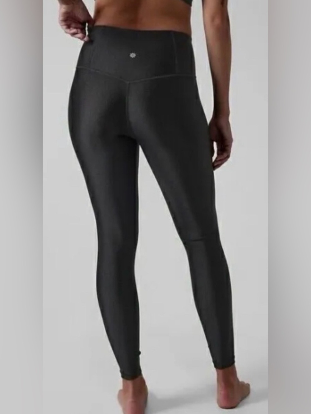 Athleta Elation Shine Tight, Black, sz S